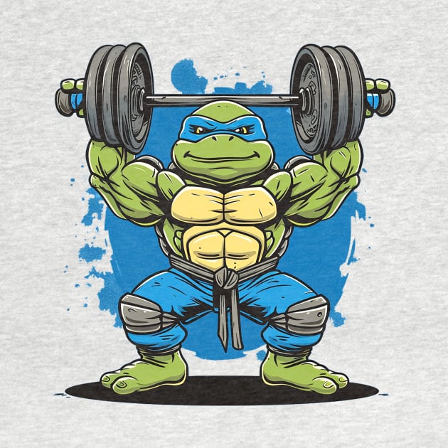 leonardo at gym by Ninja banana